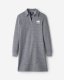 Roots Organic Cooper Long Sleeve Polo Dress - SALT & PEPPER Roots Organic Cooper Long Sleeve Polo Dress - SALT & PEPPER